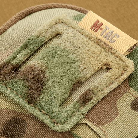 M-Tac PC Utility Pouch Elite in camouflage with Velcro panel for patches and durable Cordura material