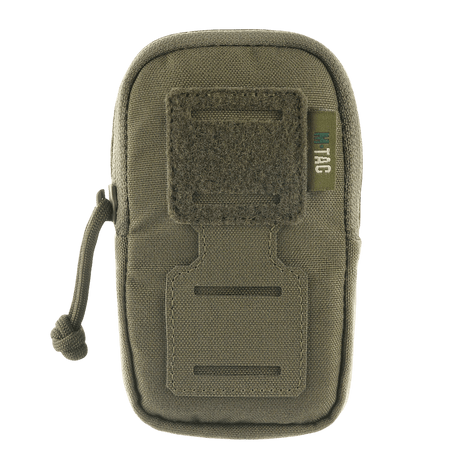 M-Tac PC Utility Pouch Elite, versatile Cordura pouch with MOLLE interface for storing small items, with Velcro panel and drain. Size: 13x6x3 cm