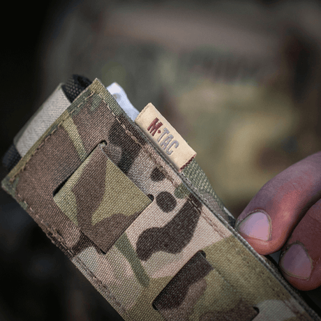 M-Tac Tourniquet Pouch Elastisk med MOLLE Gen.II i camouflagemønster lavet af Cordura materiale til sikker opbevaring