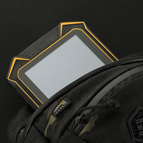 M-Tac Sphaera Hex Hardsling Bag Gen.II Elite with tablet in back pocket, made of Cordura fabric, functional design for everyday use and security.