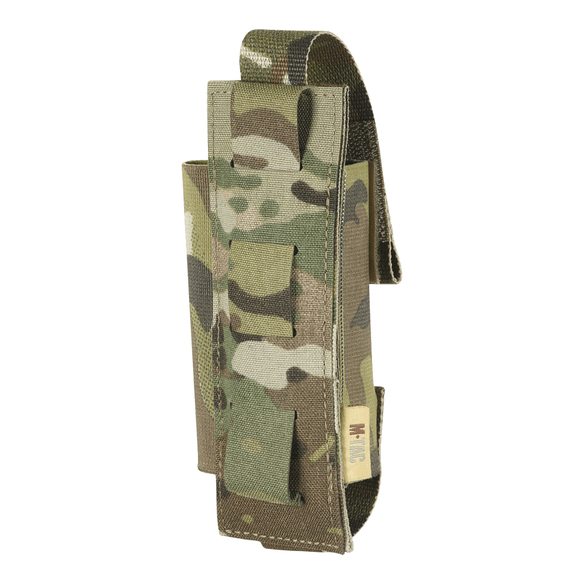 M-Tac Elastisk Tourniquet Pouch Molle Gen.III i camo med sikker fastgørelse og quick release funktion, perfekt til C-A-T tourniquet.