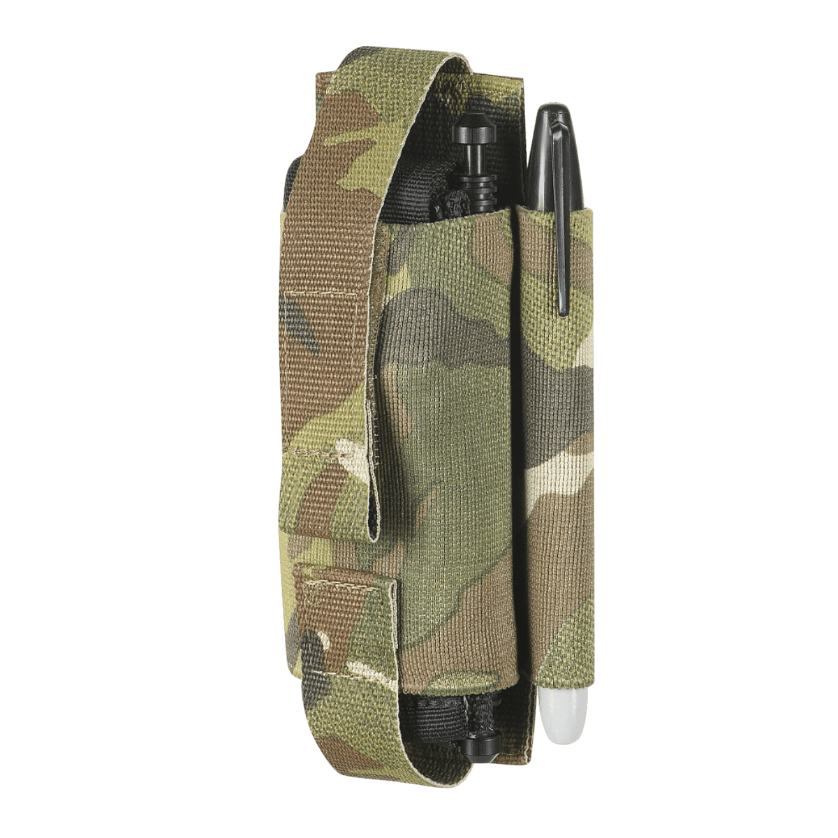 M-Tac Elastisk Tourniquet Pouch Molle Gen.III i camouflage med penholder og elastisk rem