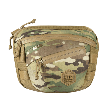 M-Tac Sphaera Hex Hardsling Bag Gen.II Elite in camouflage with adjustable strap, Cordura material and concealed weapon-carrying function.