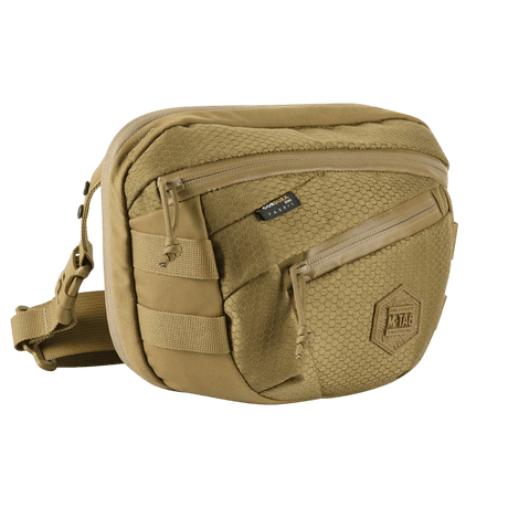 M-Tac Sphaera Hex Hardsling Bag Gen.II Elite in Cordura material with adjustable shoulder strap and quick-access feature.