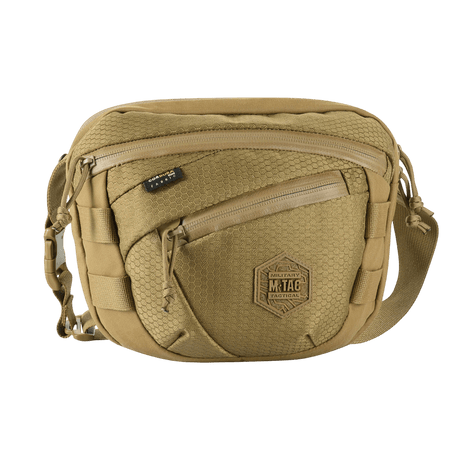 M-Tac Sphaera Hex Hardsling Bag Gen.II Elite in Cordura material with adjustable shoulder strap and zipper closures.