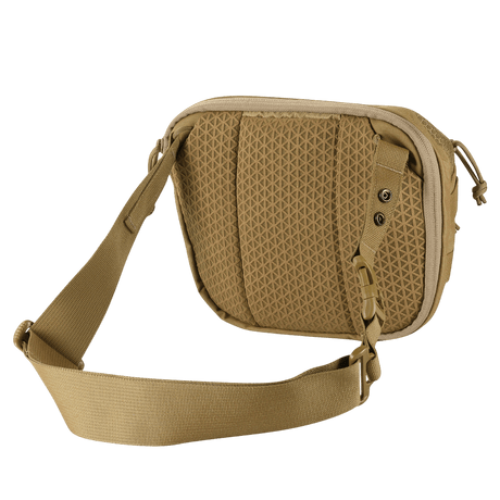 M-Tac Sphaera Hex Hardsling Bag Gen.II Elite, compact Cordura bag with adjustable shoulder strap and concealed carry compartment.
