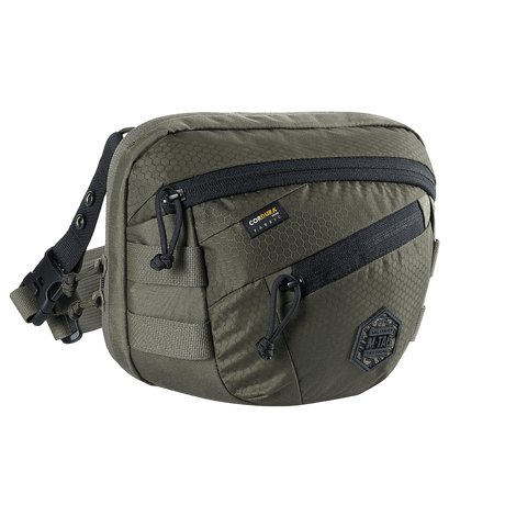 M-Tac Sphaera Hex Hardsling Bag Gen.II Elite compact Cordura bag with adjustable strap and zip pockets for daily use.