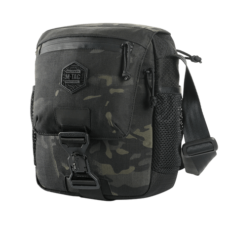 M-Tac Satellite Magnet Bag Elite Hex with camouflage pattern and magnetic Fidlock closure.