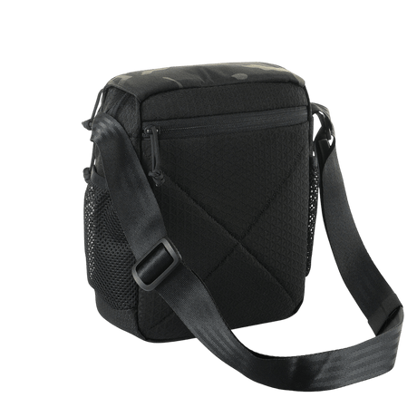M-Tac Satellite Magnet Bag Elite Hex in black, multifunctional organizer with adjustable strap and magnetic Fidlock closure.