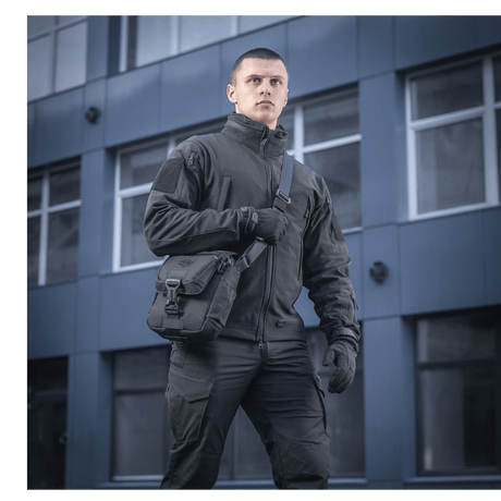 M-Tac Satellite Magnet Bag Gen. II Elite Hex in black Cordura Hex and Cordura 10 with NIJ certification, product image, gallery position 1.