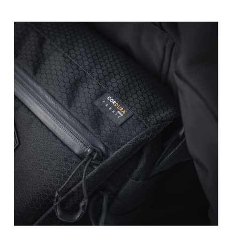 M-Tac Satellite Magnet Bag Gen. II Elite Hex in black Cordura Hex and Cordura 10 with focus on wear resistance and NIJ certification, gallery position 1.