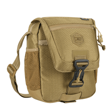 M-Tac Satellite Magnet Bag Gen. II Elite Hex in Cordura Hex and Cordura 10 with NIJ certification, shown in gallery position 1 with adjustable strap.