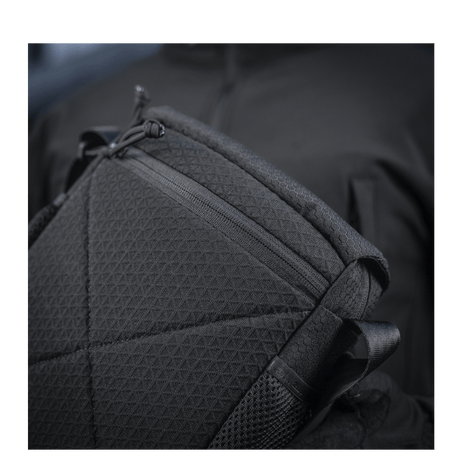 M-Tac Satellite Magnet Bag Gen. II Elite Hex in black Cordura Hex material with NIJ certification, shown in gallery position 1.