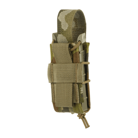 M-Tac Pistol Mag Pouch Gen.3 in Cordura 500D, designed for Glock and similar magazines, with MOLLE system and adjustable elastic.