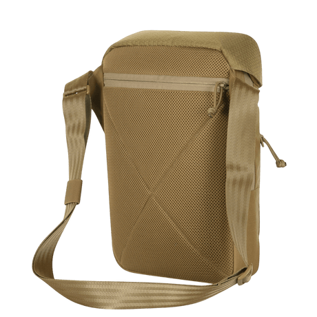 M-Tac Magnet XL Bag Elite Hex pouch with shoulder strap and FidLock closure in beige.