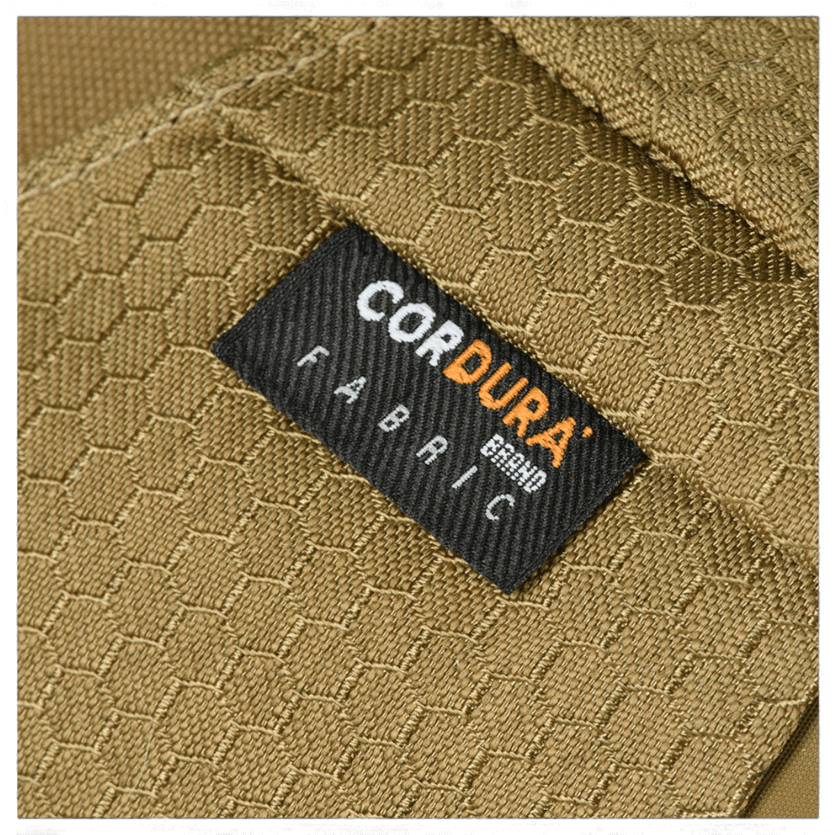 Nærbillede af M-Tac Magnet XL Taske Elite Hex med Cordura-stof og hexagonmønster.