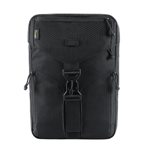 M-Tac Magnet XL Bag Elite Hex in black with FidLock locking system and Velcro panel, ideal for secure storage and quick closure.
