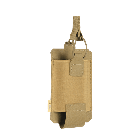 M‑Tac Elastisk Single Magazine Pouch Elite in Cordura 500D, compatible with MOLLE Laser Cut, beige