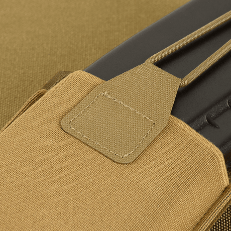 M‑Tac Elastisk Single Magazine Pouch Elite with durable Cordura material and MOLLE compatibility for AK/AR magazine storage