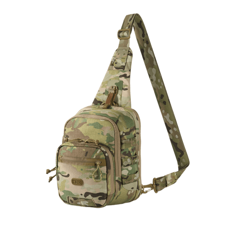 M‑Tac Cross Bag Elite Hex in camo, compact sling/pack for tactical use, 5 L, Cordura 500, with YKK zippers and MIL-SPEC fittings