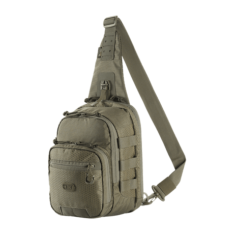 M-Tac Cross Bag Elite Hex, a tactical sling pack for daily use, made of Cordura 500, holds 5 L, ideal for one shoulder