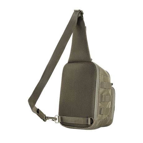 M-Tac Cross Bag Elite Hex side view, 5L sling pack with a single strap, perfect for daily use. Made from durable Cordura 500 material.