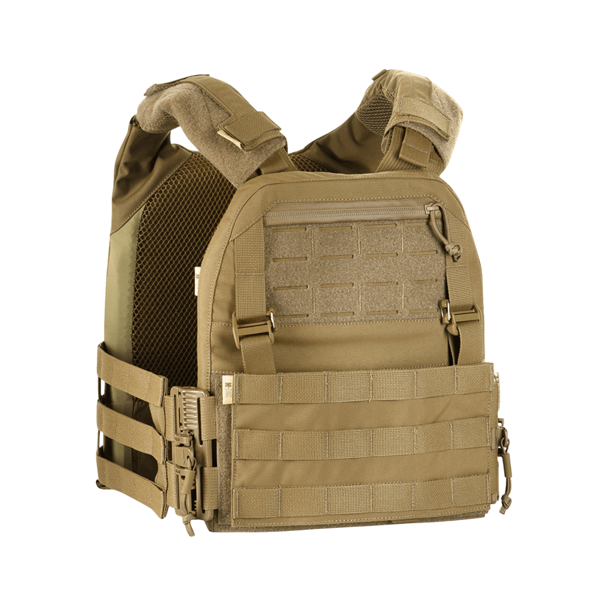 M‑Tac Plate Carrier Cuirass QRS Gen.II, moderne pladebærer med quick-release og ergonomisk design, perfekt til taktisk brug.