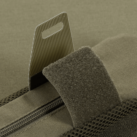 Close-up of M‑Tac Shoulder Strap Pad 40 mm Elite with rugged Cordura materials and 3D mesh for ventilation and comfort.