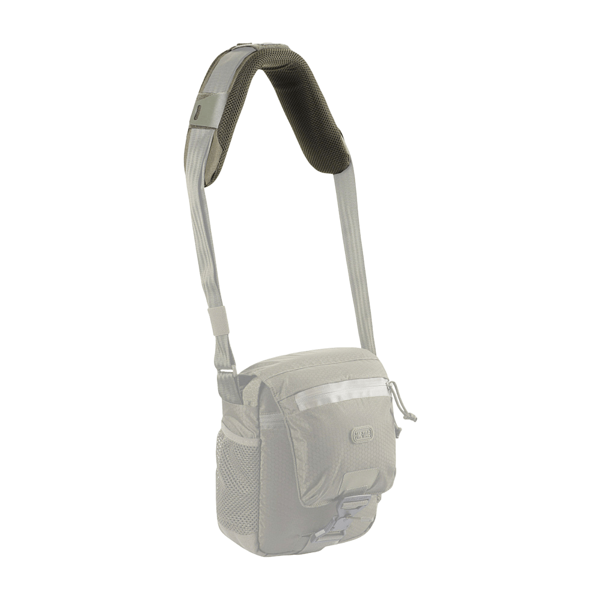 M‑Tac Skulderremspude 50 mm Elite i Cordura med 3D mesh for komfort og vægtdistribution på enkeltskulder-rygsække.