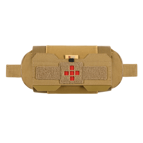M-Tac Horizontal Medical Pouch Elite i Cordura 500D, ideelt feltkit til førstehjælp, vandtæt YKK AquaGuard lynlås, IFAK organizer