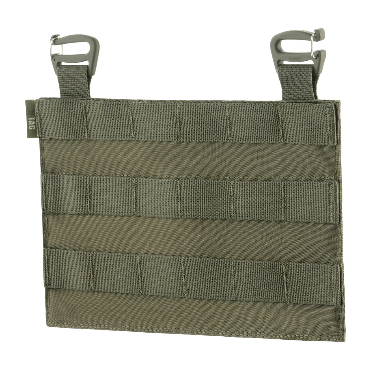 M‑Tac Front Panel til Cuirass QRS i Cordura 500D med MOLLE-stropper, ideel til militært brug og hurtig fastgørelse på udstyr.