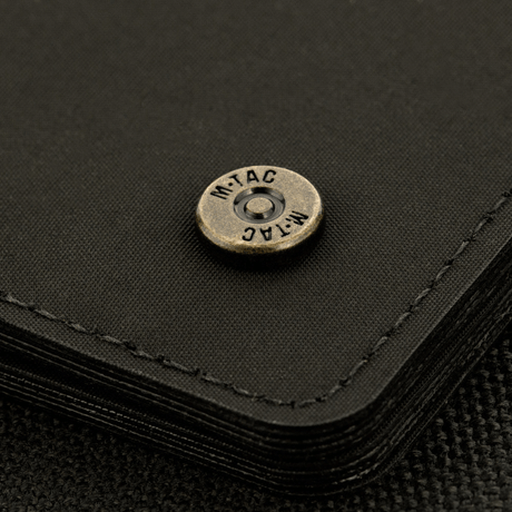 M-Tac Pung Slim Elite with brass stud, compact and durable design for cash and cards, perfect for the pocket.