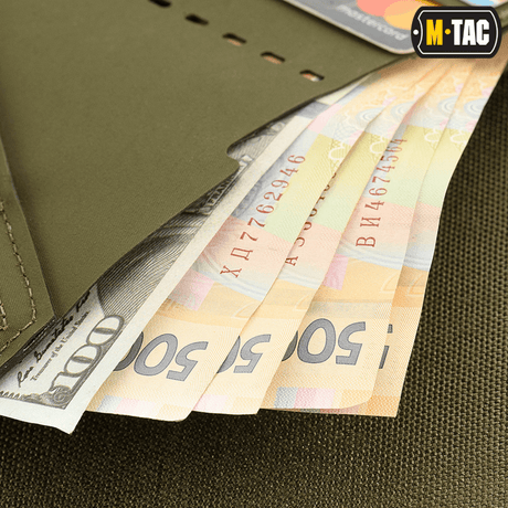 M-Tac Slim Elite Gen. II with cash and card pockets, made in durable polymer composite with a modern design.