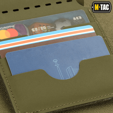 M-Tac Slim Elite Gen. II, compact wallet with card pockets in a stylish design, polymer composite for wear resistance and durability.