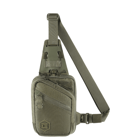 M-Tac Sling Pistol Bag Elite Hex in wear-resistant Cordura with adjustable strap and roomy compartments.