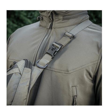M-Tac Admin Bag Elite with sturdy shoulder strap and Fastex buckle, made of durable Cordura material.