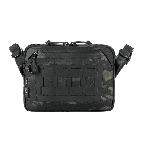M-Tac Admin Bag Elite in black with Cordura 500D material and adjustable shoulder strap