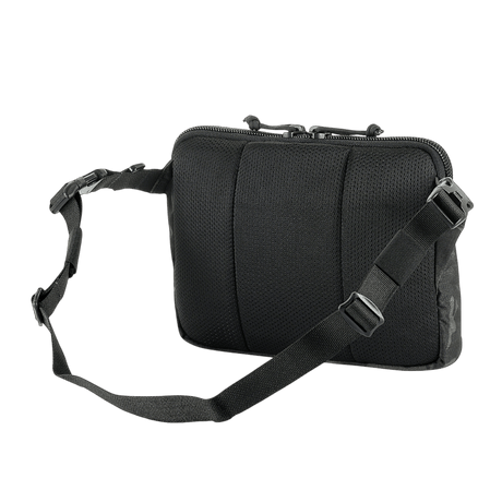 M-Tac Admin Bag Elite, black admin bag in Cordura 500D with adjustable shoulder strap and YKK zippers