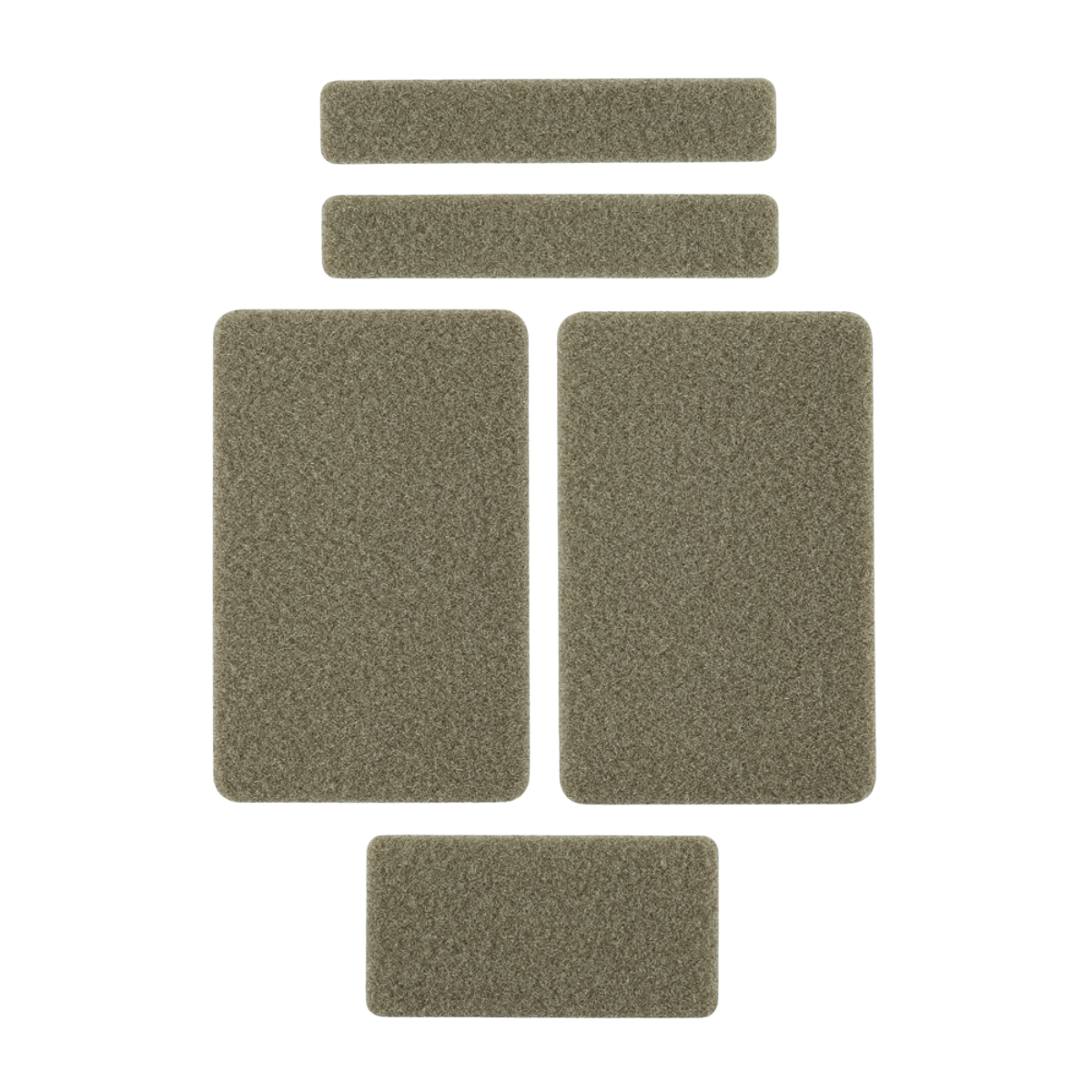 M-Tac Velcro-sæt 5 stk i MULTICAM camouflage, perfekte til fastgørelse på bælter og tasker. Ideel til militær og turister.