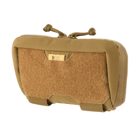 M-Tac Admin Pouch Elite - brown Cordura 500D organizer with MOLLE system and AquaGuard zipper.
