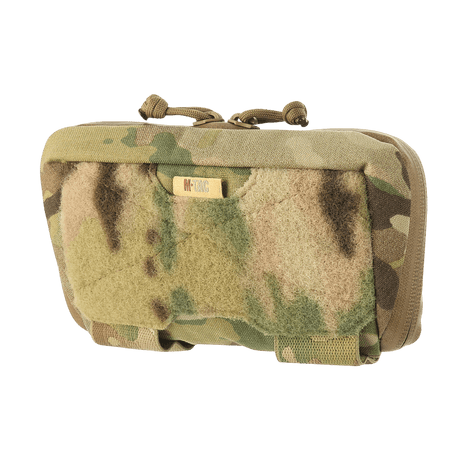 M-Tac Admin Pouch Elite, practical organizer in durable Cordura 500D with MOLLE system and waterproof zipper, camouflage pattern.