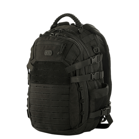 M-Tac Mission Pack Elite ergonomic backpack with MOLLE LASER CUT system in durable Cordura 1000D material for long-lasting durability.
