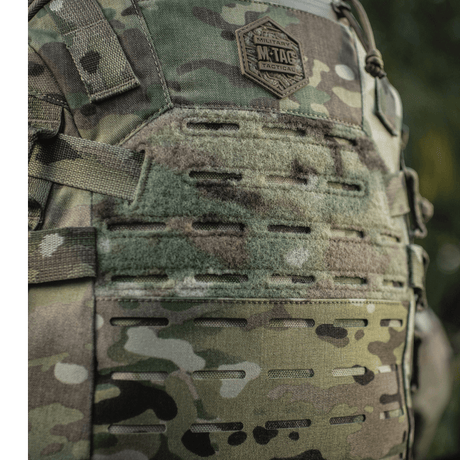 M-Tac Mission Pack Elite in durable Cordura 1000D with MOLLE LASER CUT system to increase volume and durability.
