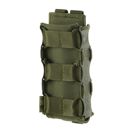 M-Tac Mag Pouch Kolchan for AK/AR in Cordura 1000D with MOLLE system for secure magazine storage, green color.