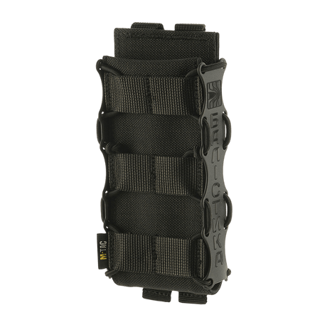M-Tac Mag Pouch Kolchan for AK/AR in black Cordura 1000D with MOLLE mounting for secure magazine retention.