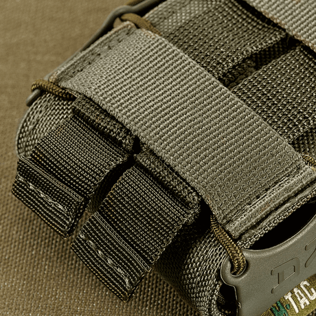 M‑Tac Mag Pouch Kolchan for AK/AR with MOLLE mounting system, made of durable Cordura 1000D material for secure magazine storage.
