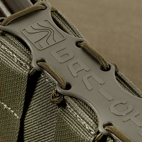 M‑Tac Mag Pouch Kolchan for AK/AR with robust Cordura 1000D material and MOLLE mounting, detailed view.
