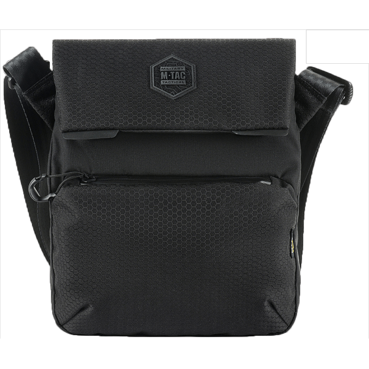 M-Tac Konvert Taske Elite i Cordura-materiale med justerbar skulderrem og magnetisk dæksel.