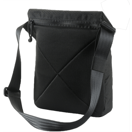 M-Tac Konvert Bag Elite in black with adjustable shoulder strap, made of durable Cordura 500D and Hex 1000D material.