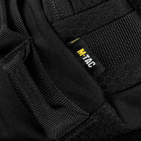 Close-up of M‑Tac Belt Bag Elite Hex with Cordura material and M‑Tac logo.